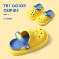 Hole shoes childrens slippers summer boys and girls indoor soft bottom baby sandals home non-slip