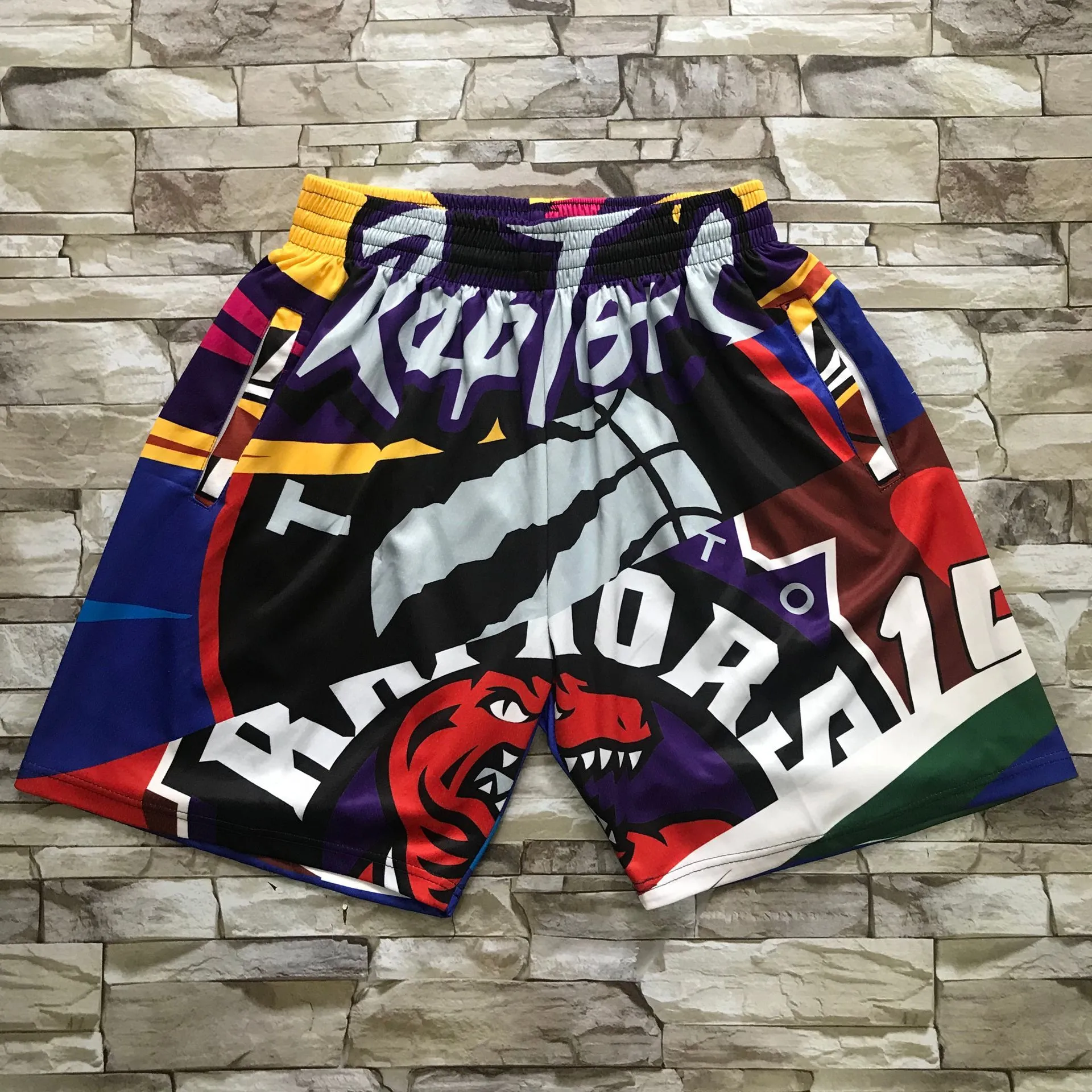 authentic raptors shorts