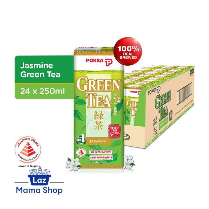 Pokka Jasmine Green Tea Packet (24 x 250ml) Case (Laz Mama Shop