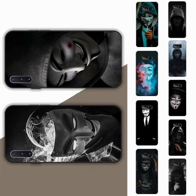 Anonymous Phone Case for Samsung Note 5 7 8 9 10 20 pro plus lite ultra A21 12 72