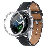 กรอบเพชรสำหรับ Samsung Galaxy Watch 4 Classic 42Mm 46Mm โลหะเคสปิดป้องกันแหวนกันชน Galaxy Watch3 41Mm 45Mm