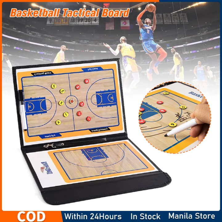 Basketball Coaching Board Magnetic Tactical Layout Notebook Coaches ...