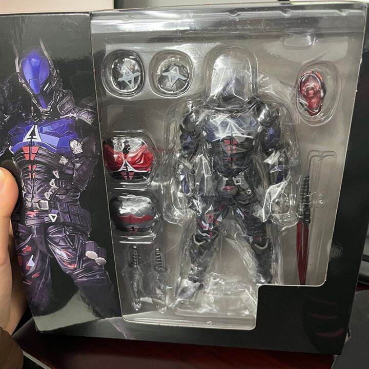 action-figureszzooi-bruce-wayne-arkham-knight-action-figure-revoltech-024-collection-doll-amazing-yamaguchi-joint-movable-model-toys-17cm-gift-action-figures