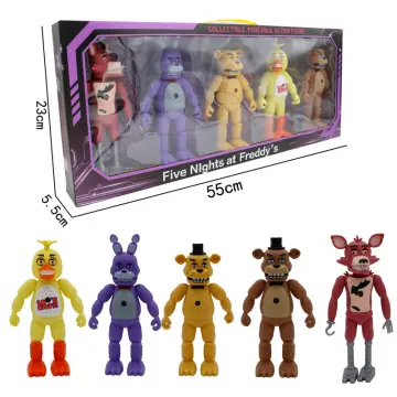 5 Pcs Five Nights At Freddy's FNAF 6'' Action Figures Holiday gift toy