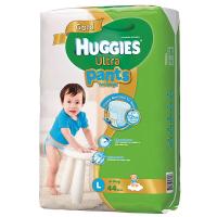 Huggies ฮักกี้ อัลตร้า กางเกงผ้าอ้อม เด็กผู้ชาย L 44 ชิ้น