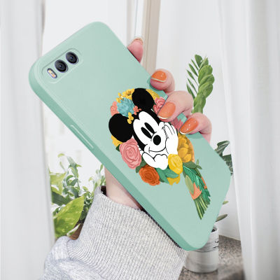 GGK เคสโทรศัพท์ลายการ์ตูนมิกกี้พวงมาลัย6X 6 Xiaomi สำหรับ Xiaomi เคสป้องกันทนแรงกระแทกคลุมทั้งหมดของเหลวทรงสี่เหลี่ยมดั้งเดิม