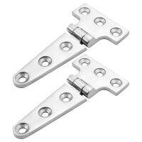 2 PCS Heavy Duty T Hinge 316 Stainless Steel Marine Grade Casting Hinge Door Hatch Hinge Boat