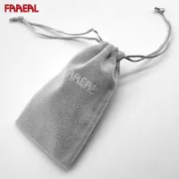 FAAEAL High Quality Soft Velvet Pouch Bag Portable Mini Storage Case Headphone Accessories for Earphone Earbuds Headphone Cable MP4 MP3 Player Mobile Phone Key