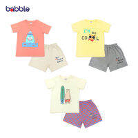 [คูปอง15%] BABBLE ชุดเซตเด็ก เสื้อยืดเด็ก กางเกงขาสั้นเด็ก ชุดเซ็ต (3 ลายให้เลือก) อายุ 1 ปี ถึง 7 ปี (proset068 ) BPS