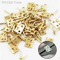 20/50pcs Mini Metal Hinges 8x10mm Golden Decorative Door Hinges Wooden Gift Jewelry Box Hinges Accessories Furniture Hardware Na