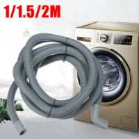 1/1.5/2M Flexible Wash Machine Dishwasher Drain Hose Outlet Water Pipe Extension Corrugated Washer Discharge Hose