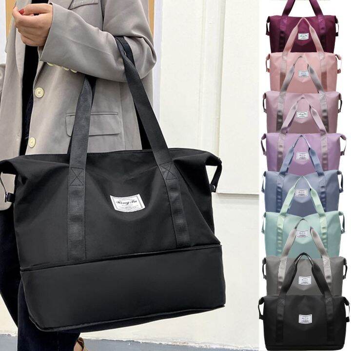 double-layer-cloth-handbag-men-boys-travel-outdoor-duffel-fitness-oxford-travel-womens-gym-expandable-sports