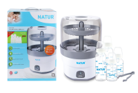 NATUR หม้อนึ่งขวดนมไฟฟ้า รุ่น 8 นาที BPA FREE 89906