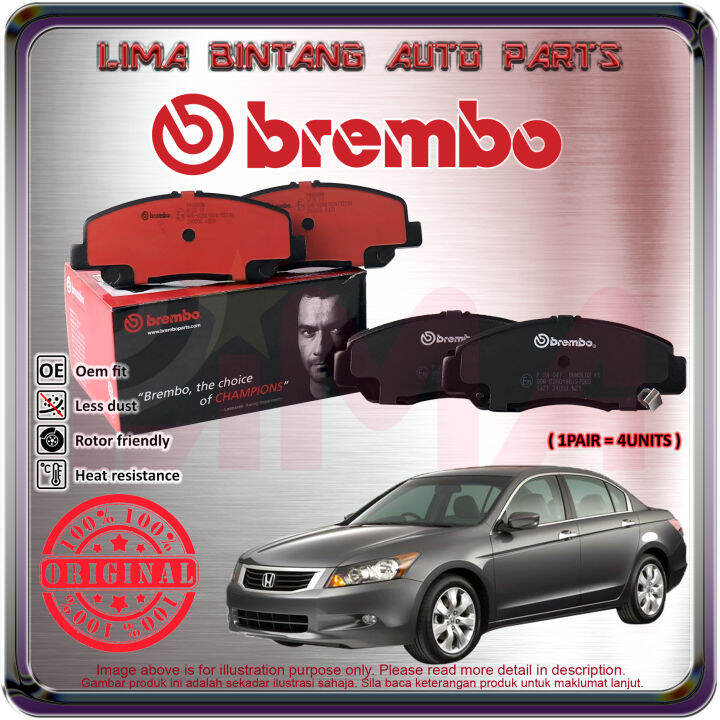 Honda Accord TAO CP1 2.0 , CP2 2.4 Front / Rear Brake Pads , Disc Brake