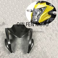 Carbon Fiber Paint Front Headlight Head Cover Fairing Fit For Kawasaki ER6N ER-6N 12 13 14 15 16