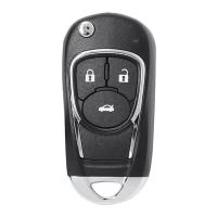 1 Piece Xhorse XKBU03EN Wire Remote Key Fob Flip Universal Black for Buick Style for VVDI Key Tool