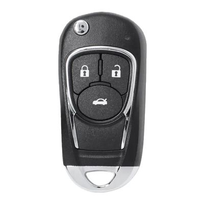 1 PCS Xhorse XKBU03EN Wire Remote Key Fob Flip 3 Button Black for Buick Style for VVDI Key Tool