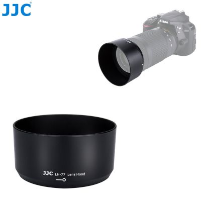 กล้อง JJC ฮูดสำหรับ Nikon AF-P DX NIKKOR 70-300Mm F/4.5-6.3G ED Vrv/ AF-P DX NIKKOR 70-300Mm F/4.5-6.3G ED แทนที่ HB-77