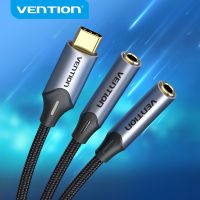 【LZ】☎◑  Vention-cabo tipo c para usb 3.5 adaptador de áudio para tablet e celular conector para usb c e fone de ouvido duplo de 3.5mm