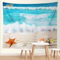 Beach Wall Hanging Tapestry Aesthetic Room Decor Hippie Boho Ocean Landscape Large Cloth Wall Tapestry Bedroom Home Decoration