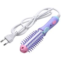 [HOT XIJXLKLKWMN 516] Electric Hair Styler Curler Curling Irons Dryers Travel Hair Straightener Ceramic Ionic Hair Curler แปรงร้อน Eu Plug