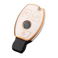 gthrrftdb Keyless Tpu Car Key Case Cover for Mercedes Benz Class C220 2019 W246 C 200 SW 2016 GLA GLR GLS63 E220d GT 2021 GLS300 GLk300