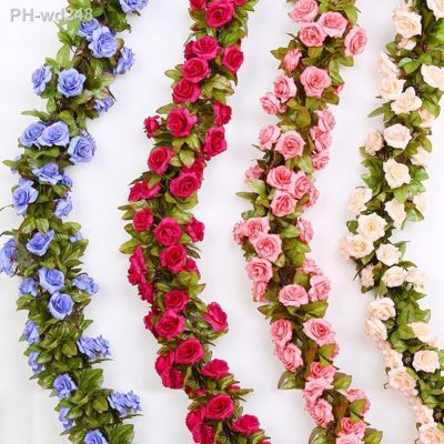 Artificial Flower Hanging Wall Art Decor Plastic Wedding Party Flower Ivy Vine for Home Hanging Party Decoration Fake Flower Hot