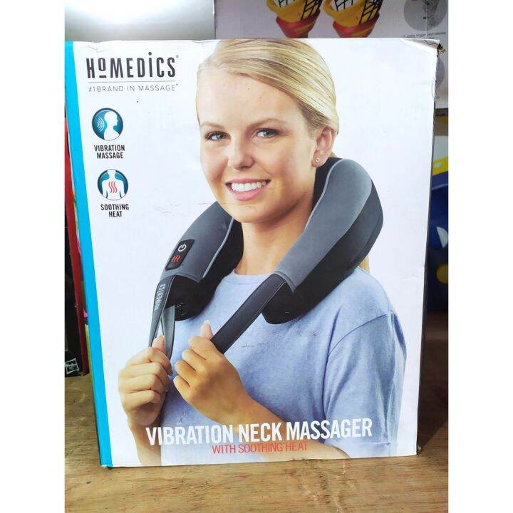 ☬Homedics Vibration Neck Massager with Soothing Heat※ | Lazada PH