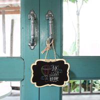 【YD】 10pcs Hanging Blackboard for Message Board Memo Chalk Wedding Label Signs Decoration Supplies