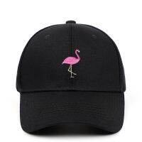 【KFAS Clothing Store】 ปัก Flamingo เบสบอลหมวก Hip Hop ผ้าฝ้ายผู้หญิง Bird Snapback หมวกกีฬา Curved Sunhat The Rapper Dad หมวก Dropshipping