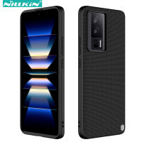 Nillkin เคสไนลอนไฟเบอร์ สำหรับ Xiaomi Poco F5 Pro Redmi K60 Pro / K60 ฝาหลังพลาสติกพื้นผิวขอบ TPU เคสมือถืออ่อน