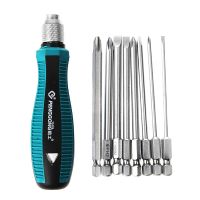 New 8 Magnetic Drill Bits + 1 Precision Screwdriver Torx Kit Set Repair Tools Drills  Drivers