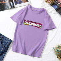 BK-188 supremeเสื้อยืดแขนสั้นพร้อมส่ง 8สี ลายการ์ตูน ขายดีตามเทรนต์ ลายน่ารัก สีสันสดใส่น่ารัก ใส่ได้ทั้งหญิงและชาย (S-XXL) ***ปลีก-ส่ง***