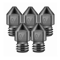 Aokin 2PCS Hardened Steel High Temperature Pointed Wear Resistant MK8 Nozzles 0.4 mm/ 1.75 mm For CR 10 Ender 3 3D Printer Parts ELEGANT