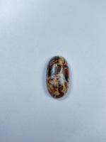 หินแจสเปอร์ (๋Jasper) รูปทรงไข่ น้ำหนัก 49.64 ct. ขนาด 18x35x8.5  mm. หินธรรมชาติ หินสวย