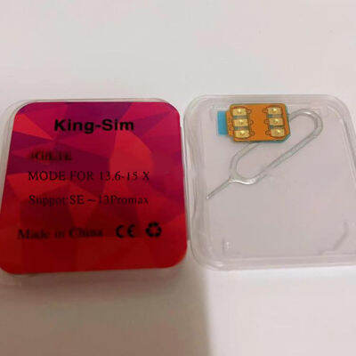 yizhuoliang 1PC King-SIM/LTE สัญญาณแรงต่ำสติกเกอร์ปลดล็อกการ์ดสำหรับ iPhone6/7/8/X/XS/XR/xmax/11/12/13PM