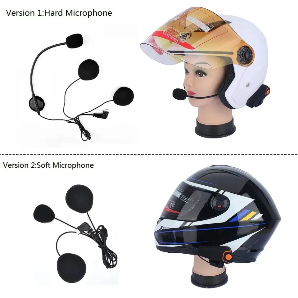 Motorcycle helmet Bluetooth Intercom V2-500 BT Interphone Wireless