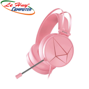 Tai nghe DareU EH722s Queen Pink 7.1