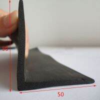 ▨♠ Custom EPDM Foam Rubber Angle Corner Protecor Edge Encloser Shield Collision Avoidance Gasket L Strip 50x50mm Black