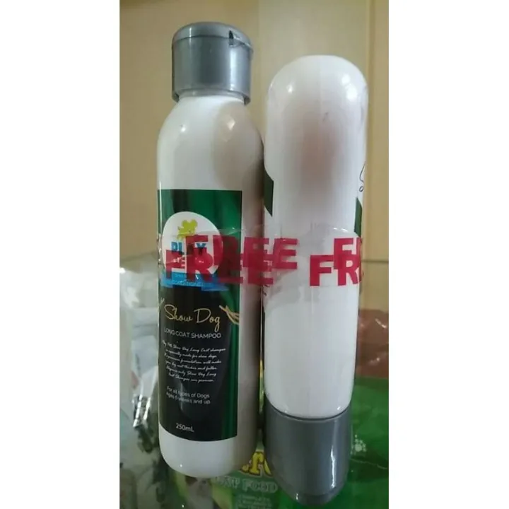 Play Pets Show Dog Premium Whitening / Long Coat Pet Shampoo Buy1 take