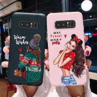 เคส Samsung Galaxy Note 8โน๊ต9 Note 10 Plus Note 10 + เคสโน๊ต10 + มีสไตล์เคสนิ่มแบบบางเนื้อด้านเคสครอบโทรศัพท์