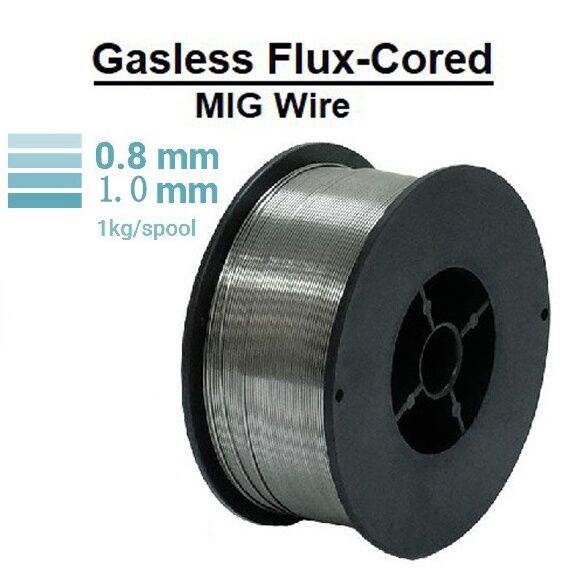 1kg MIG Wire Gasless Steel Flux Cored (E71T-GS) 0.8MM 1.0MM | Lazada PH