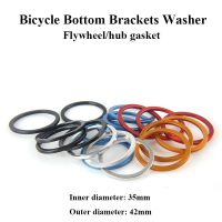 5pcs Bicycle Bottom Bracket BB Axis Washer Hub Freewheel Flywheel Alloy Gasket MTB Road Bike Parts Mountain Bike Accessories