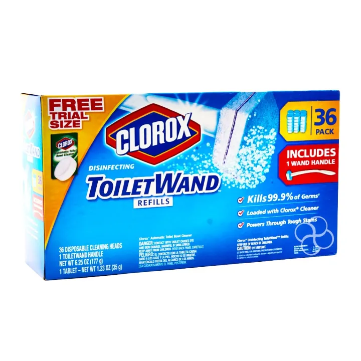 Authentic Clorox Toilet Wand Refills 36 pcs + 1 Handle 6.25 oz. | Lazada PH