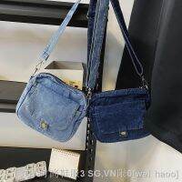 hot【DT】✥✚  Denim Womens 2023 Trend Shoulder Crossbody Student Purses and Handbags Jeans Messenger