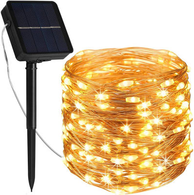 Hot Sale Solar-Powered String Lights 8 Model 22 M 200LED Holiday Outdoor Waterproof Fairy Christmas Lights