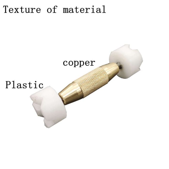 อุปกรณ์ซ่อมกีตาร์ทองเหลืองกลั่น-de-goma-tornillo-tuerca-soporte-mantenimiento-กีตาร์สนับสนุนร่างกายกีตาร์