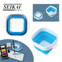 SEIKAI ถังล้างพู่กันพับสี่เหลี่ยม (Brush Cleaner)