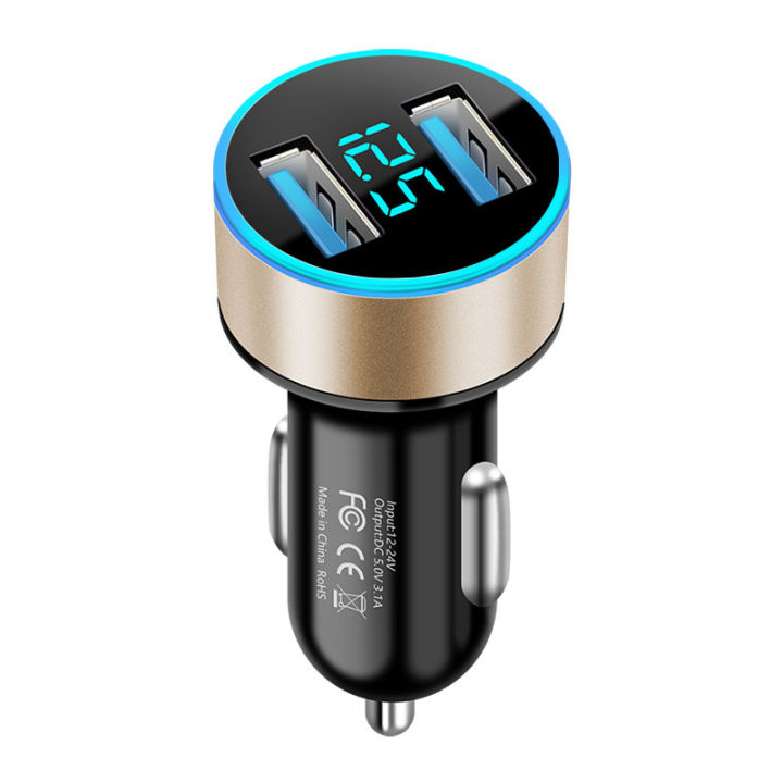 4.8A Car Charger Quick Charge 3.0 Fast Charger Adapter for iphone 13 12 Samsung Huawei in car Universal USB Car-charger Adapter