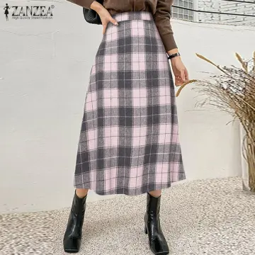 Shop Pink Check Skirt online - Dec 2023